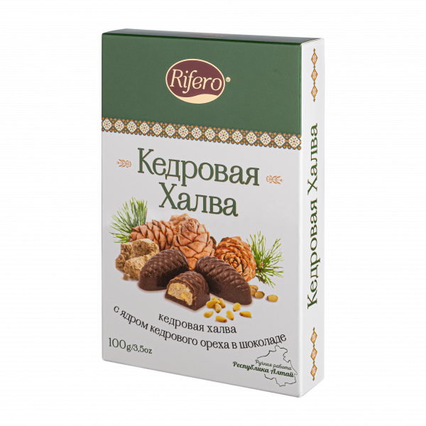 №1 Риф и ко Конфеты "Кедровая халва" 100г   в Ейске