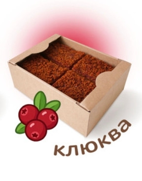 №3 Пряник 1кг с фруктовой начинкой Клюква в Ейске