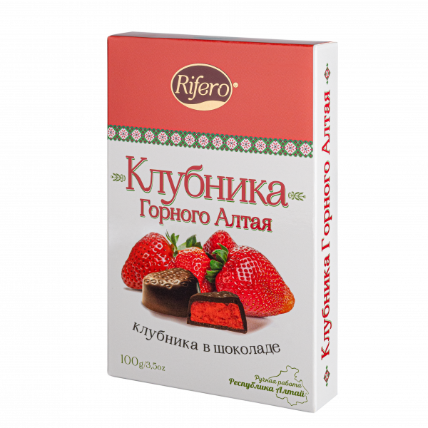 №1 Риф и ко Конфеты "КЛУБНИКА Горного Алтая" 100г        в Ейске