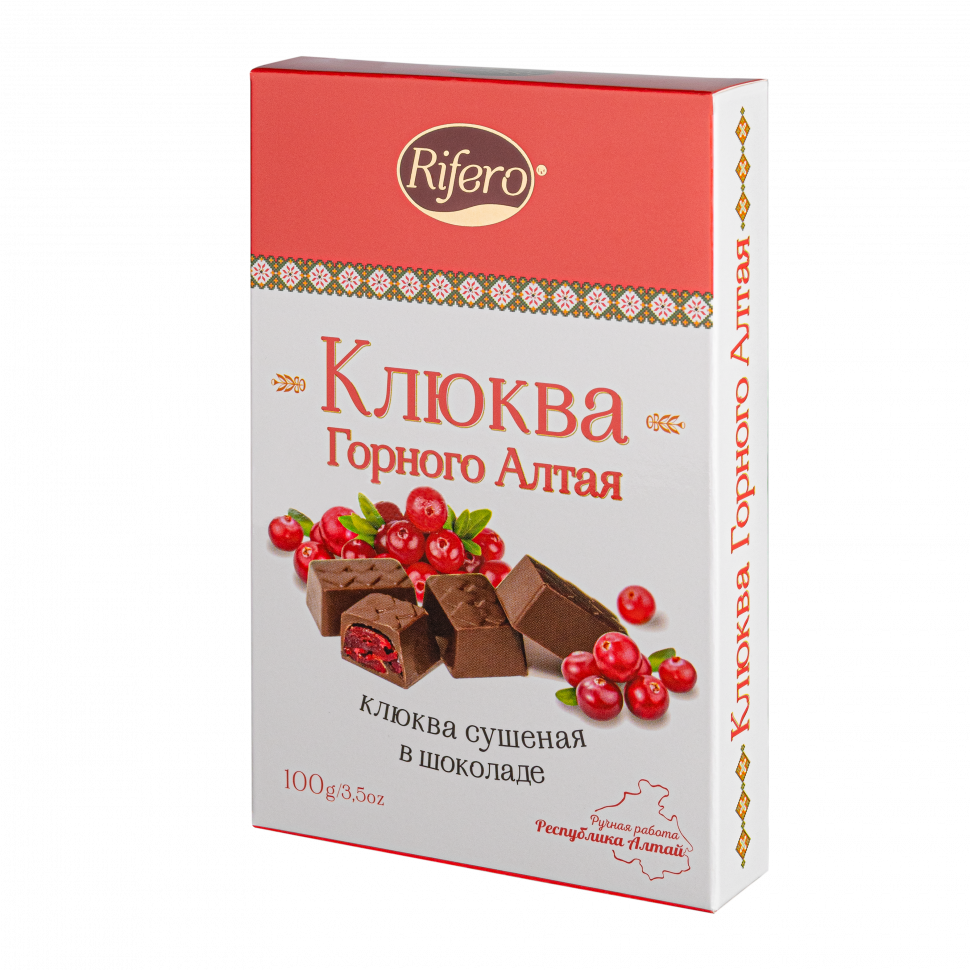  Риф и ко Конфеты "КЛЮКВА Горного Алтая" 100г         в Ейске