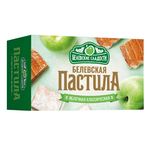 №2 Пастила  200г диетическая КЛАССИКА, НОВЫЙ ФОРМАТ (4 шт по 50гр)   в Ейске