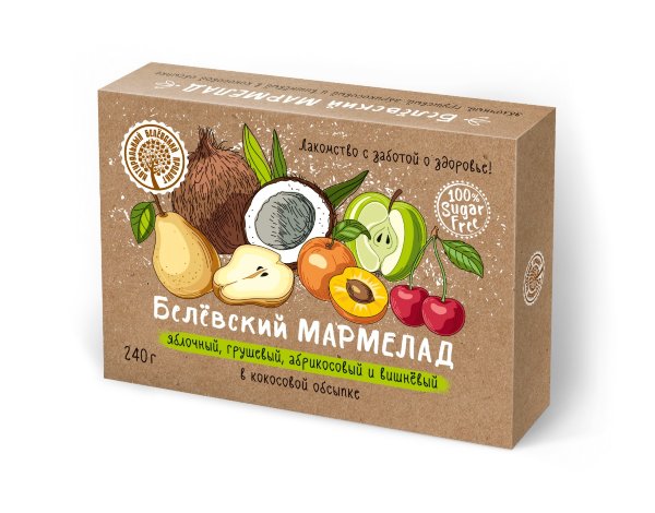№2 Мармелад белевский на фруктозе 240г  в Ейске