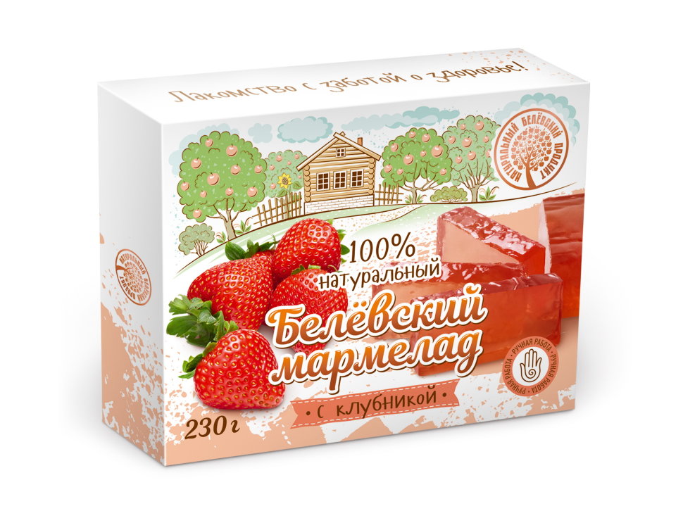  Мармелад белевский "Клубника" 230г в Ейске